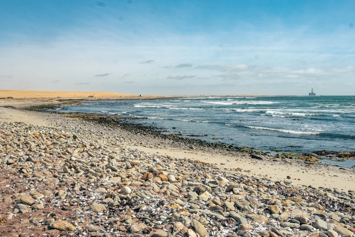 Küste von Namibia am Atlantik