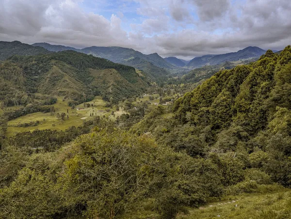 Hügellandschaft Panorama Zona Cafetera
