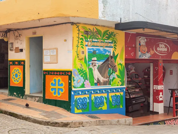 Wandmalereien in Guatape