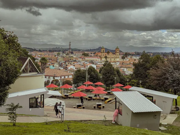 Panoramablick auf die Altstadt von Zipaquira