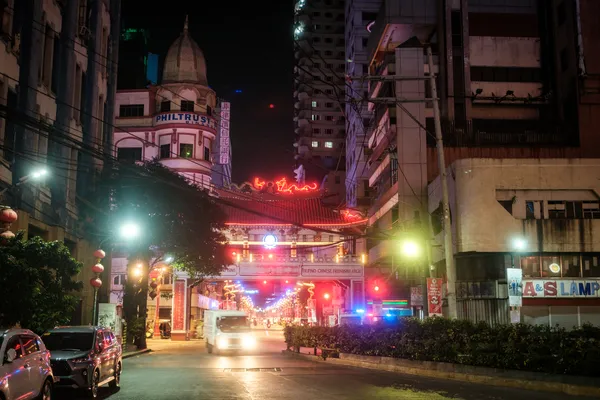 Chinesischer Torbogen am Eingang zur Chinatown Manila