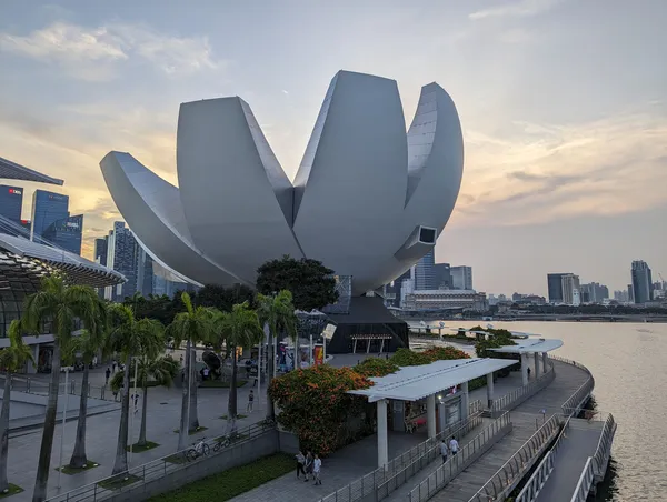 Sonnenuntergang in Singapur