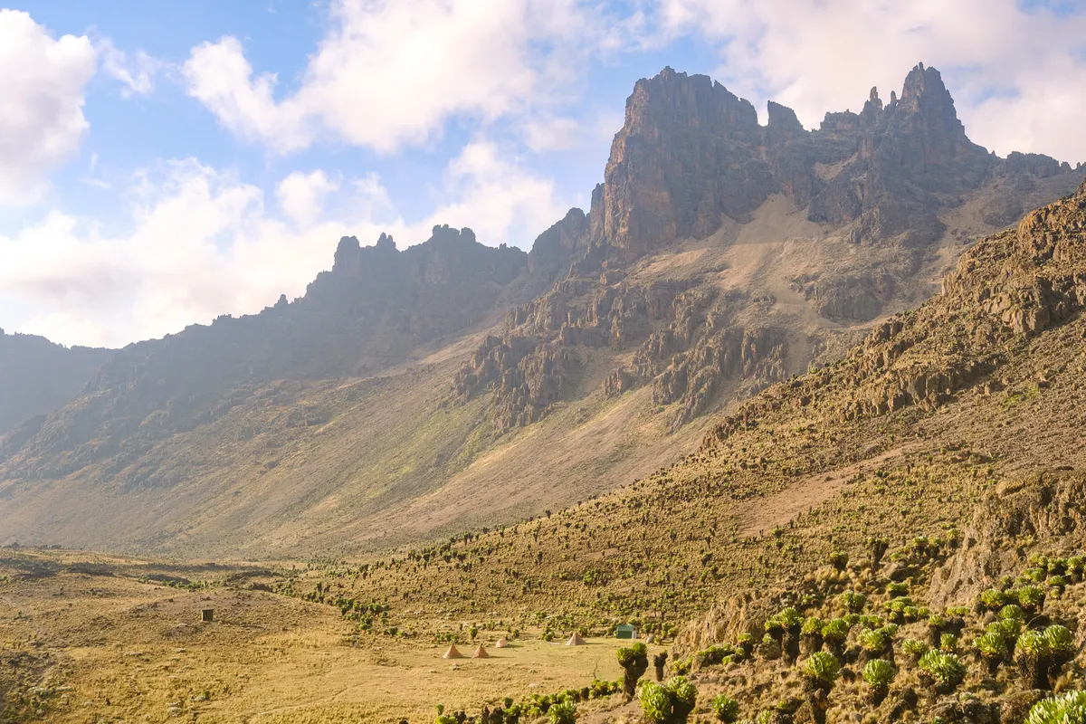 Bergpanorama am Mt Kenya