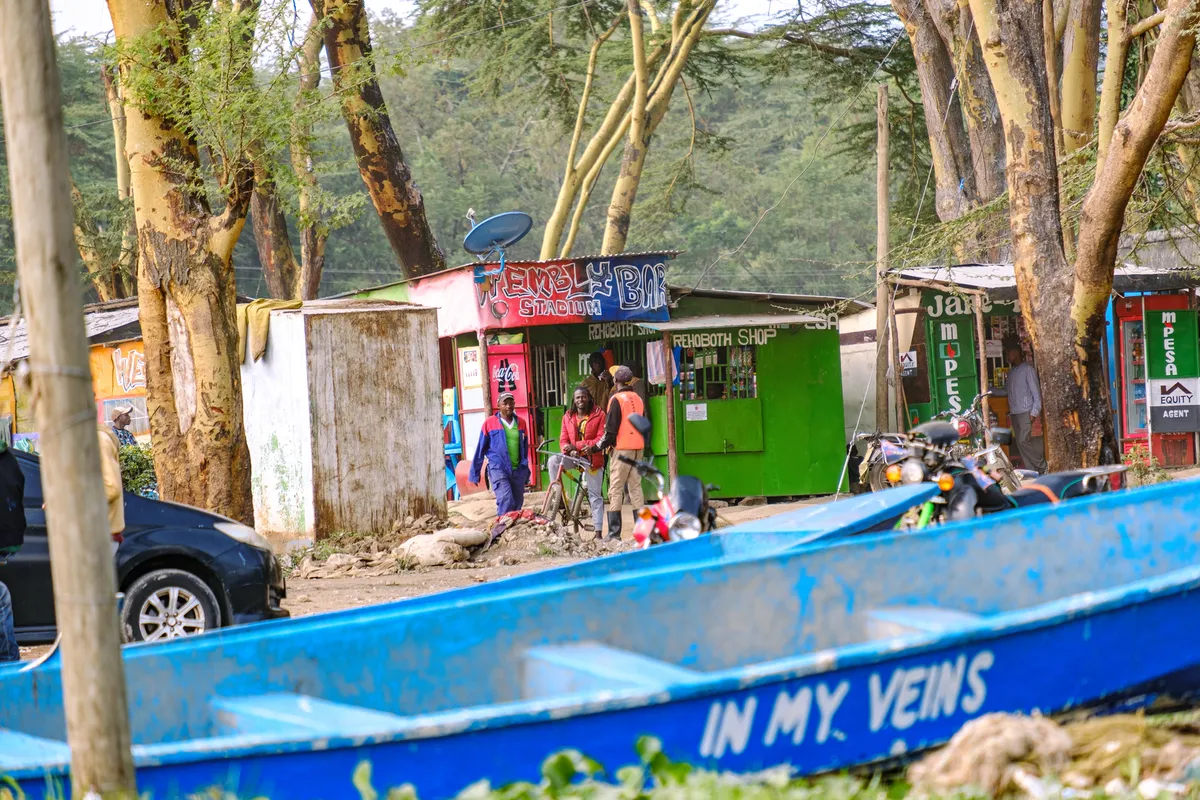 Bar in Kenia am Seeufer