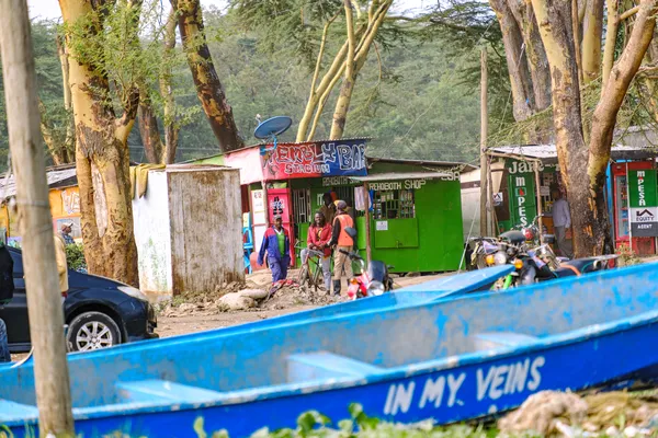 Bar in Kenia am Seeufer